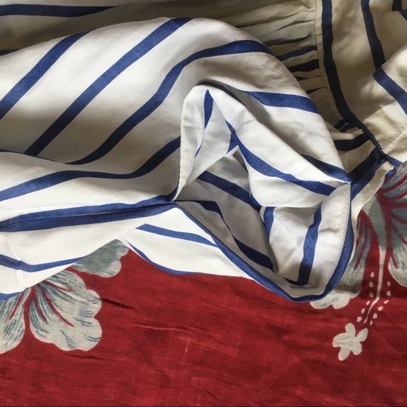 Blue and White Striped Dress - Picture 6 of 8